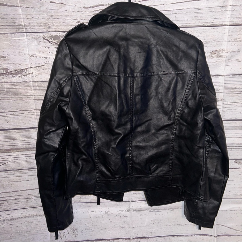Faux Leather Jacket - image 3